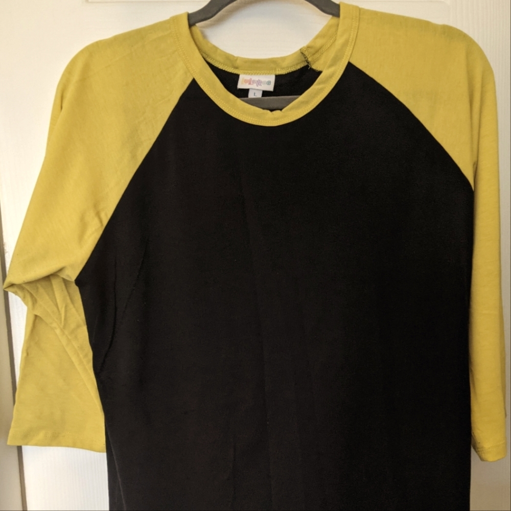 LuLaRoe large Randy NWOT black and gold